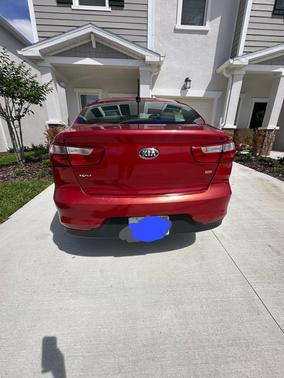Red 2017 Kia Rio LX