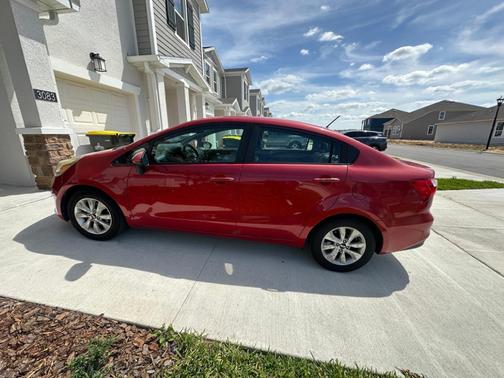 Red 2017 Kia Rio LX