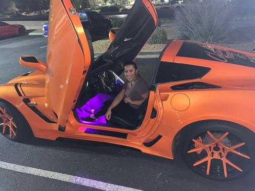 Orange 2015 Chevrolet Corvette Z06 Hardtop