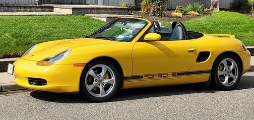 Yellow 2002 Porsche Boxster Boxster