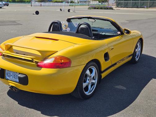 Yellow 2002 Porsche Boxster Boxster