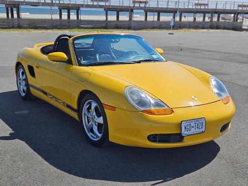 Yellow 2002 Porsche Boxster Boxster
