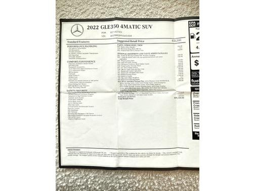 2022 Mercedes-Benz GLE 350 4MATIC