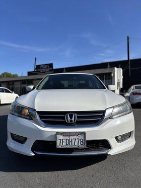 White 2014 Honda Accord Sport