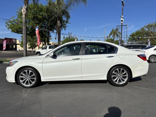 White 2014 Honda Accord Sport