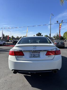 White 2014 Honda Accord Sport