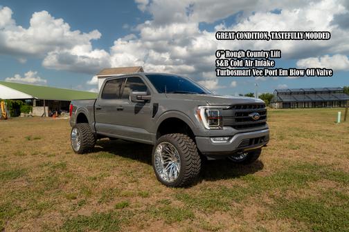 Gray 2021 Ford F-150 Lariat