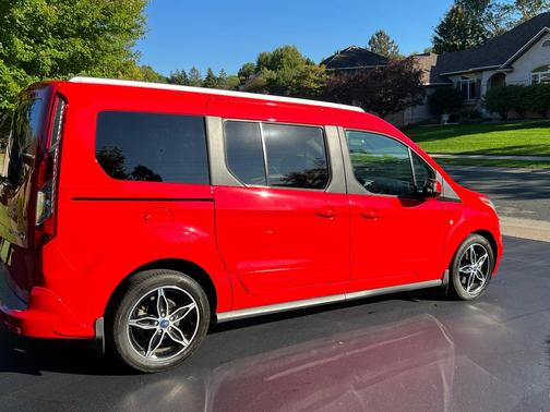 Red 2017 Ford Transit Connect Titanium w/Rear Liftgate