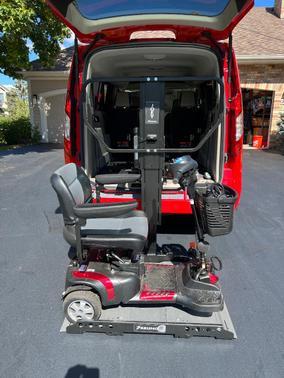 Red 2017 Ford Transit Connect Titanium w/Rear Liftgate