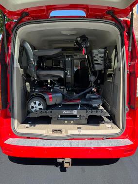 Red 2017 Ford Transit Connect Titanium w/Rear Liftgate