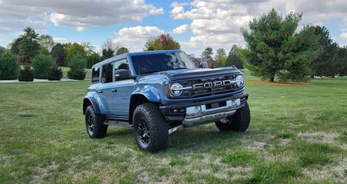 Blue 2024 Ford Bronco Raptor