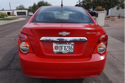 Red 2013 Chevrolet Sonic LT