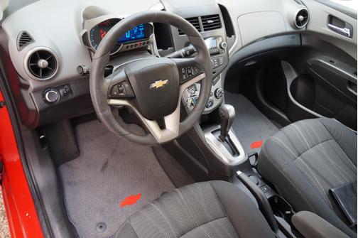Red 2013 Chevrolet Sonic LT