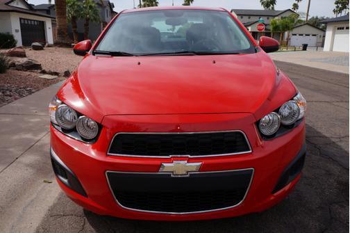 Red 2013 Chevrolet Sonic LT