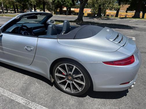 Silver 2014 Porsche 911 911 Carrera S Cabriolet