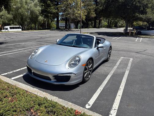 Silver 2014 Porsche 911 911 Carrera S Cabriolet