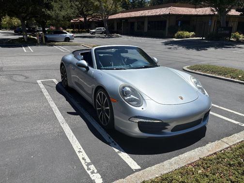 Silver 2014 Porsche 911 911 Carrera S Cabriolet