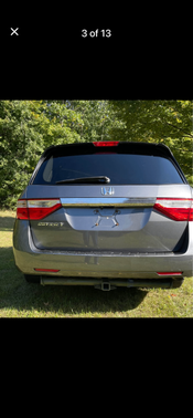 Gray 2013 Honda Odyssey LX