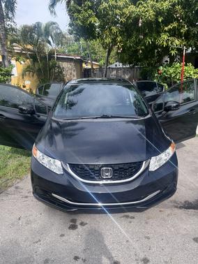Black 2013 Honda Civic EX