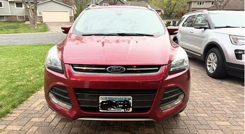 Red 2014 Ford Escape Titanium