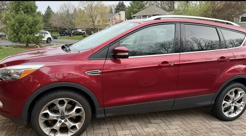 Red 2014 Ford Escape Titanium