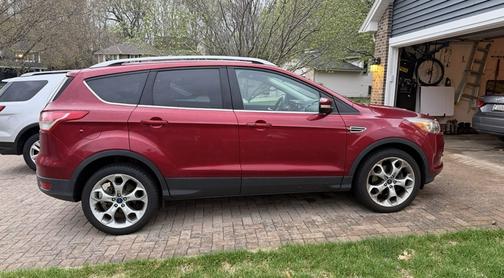 Red 2014 Ford Escape Titanium