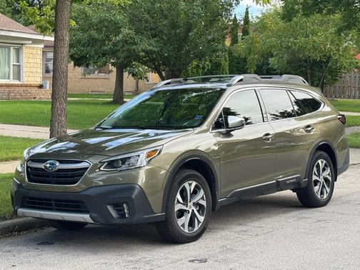 Green 2021 Subaru Outback Touring