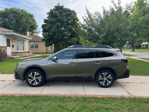 Green 2021 Subaru Outback Touring