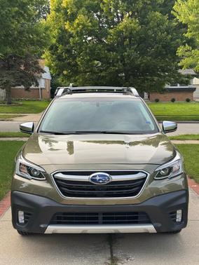 Green 2021 Subaru Outback Touring