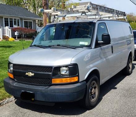 Silver 2012 Chevrolet Express 1500 Work Van