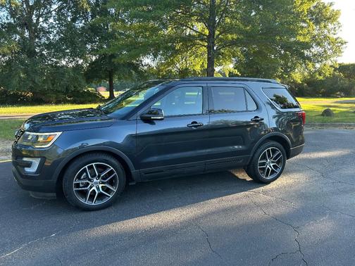 Blue 2017 Ford Explorer Sport