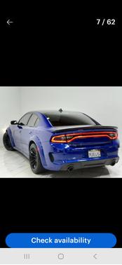 Blue 2022 Dodge Charger SRT Hellcat Widebody