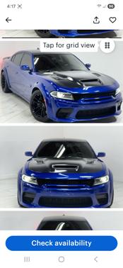 Blue 2022 Dodge Charger SRT Hellcat Widebody