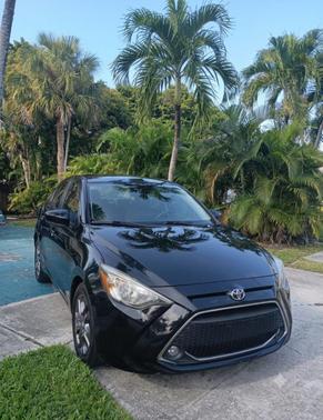 Black 2019 Toyota Yaris Sedan LE