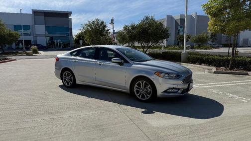 Silver 2017 Ford Fusion SE