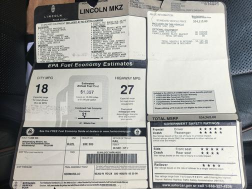 2010 Lincoln MKZ Base