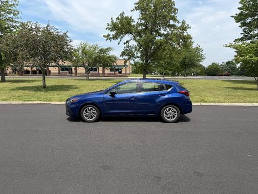 Blue 2025 Subaru Impreza Base