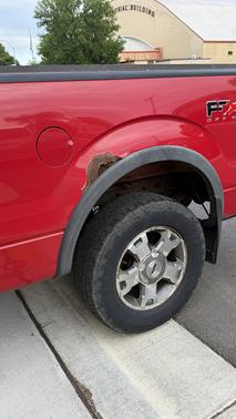 Red 2009 Ford F-150 FX4 SuperCab