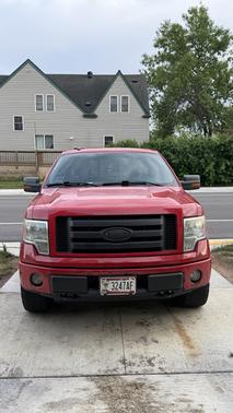 Red 2009 Ford F-150 FX4 SuperCab