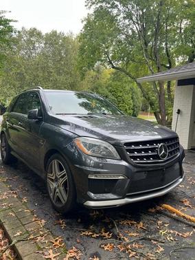 Gray 2014 Mercedes-Benz M-Class ML 63 AMG