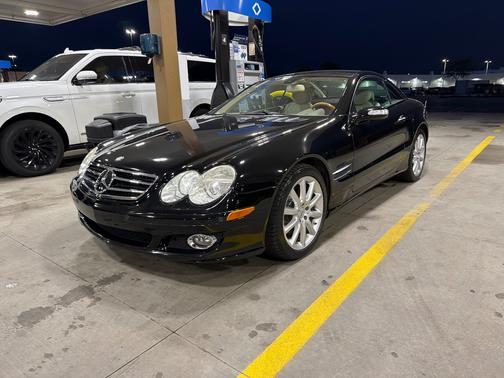 Black 2007 Mercedes-Benz SL-Class SL550 Roadster