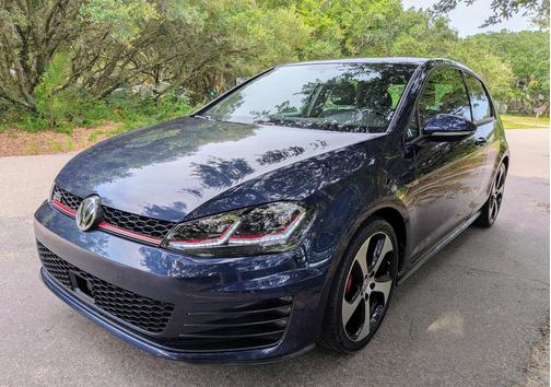 Blue 2015 Volkswagen Golf GTI 2.0T S 2-Door