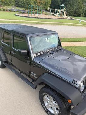Gray 2014 Jeep Wrangler Unlimited Sport