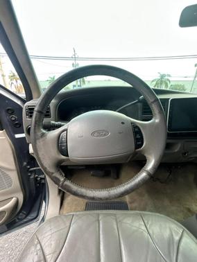 Blue 2001 Ford Excursion XLT