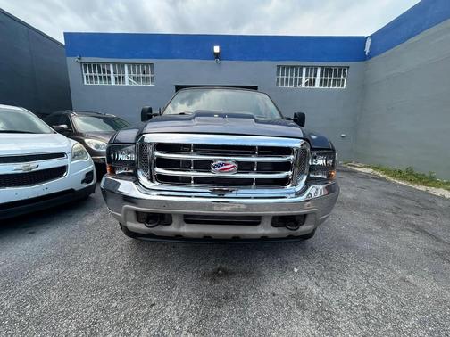 Blue 2001 Ford Excursion XLT