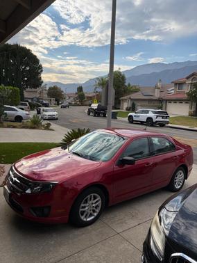 Red 2011 Ford Fusion S