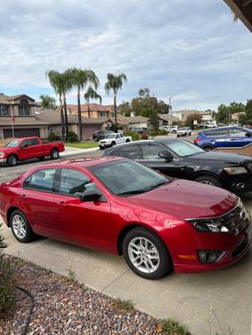 Red 2011 Ford Fusion S