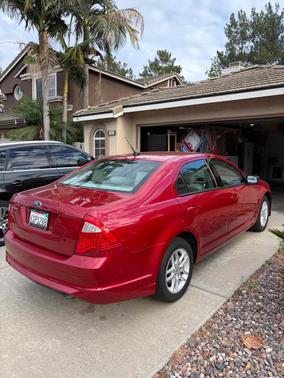 Red 2011 Ford Fusion S