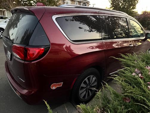 Red 2020 Chrysler Pacifica Hybrid Limited