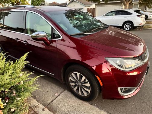 Red 2020 Chrysler Pacifica Hybrid Limited